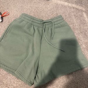 white fox lounge shorts